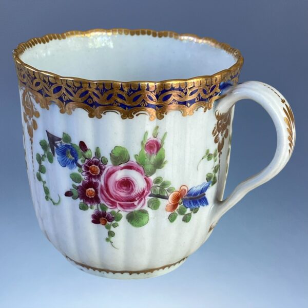 C18th Worcester ‘Marriage’ Pattern Trio c1780 - Image 10