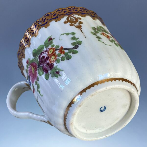 C18th Worcester ‘Marriage’ Pattern Trio c1780 - Image 11