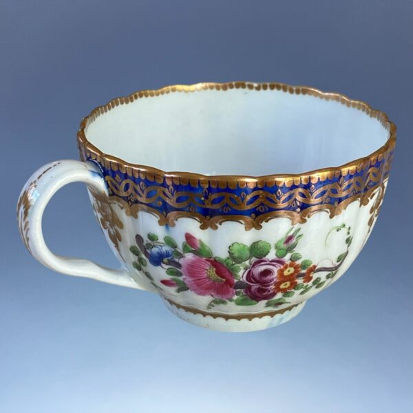 C18th Worcester ‘Marriage’ Pattern Trio c1780 - Image 12