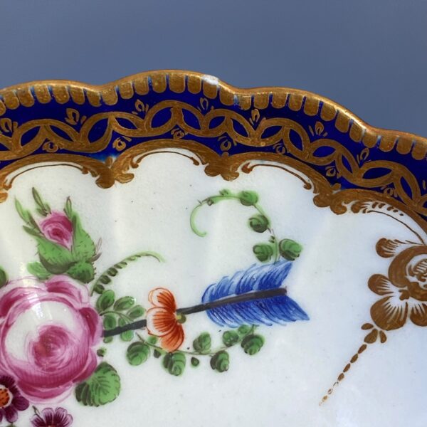C18th Worcester ‘Marriage’ Pattern Trio c1780 - Image 15