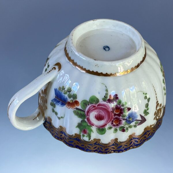 C18th Worcester ‘Marriage’ Pattern Trio c1780 - Image 16