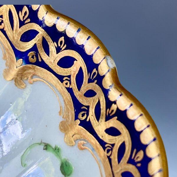 C18th Worcester ‘Marriage’ Pattern Trio c1780 - Image 3