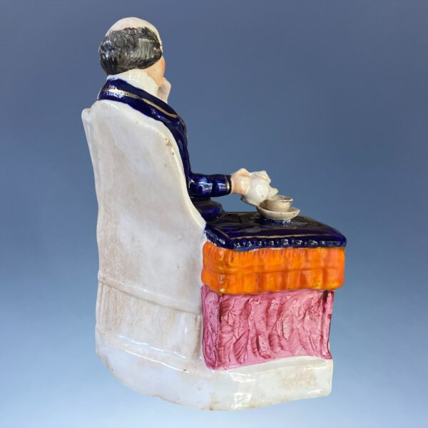 (Clearance) Staffordshire Figure - Man Drinking Tea - AF - Image 2