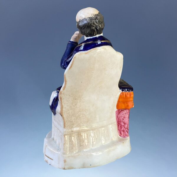 (Clearance) Staffordshire Figure - Man Drinking Tea - AF - Image 3