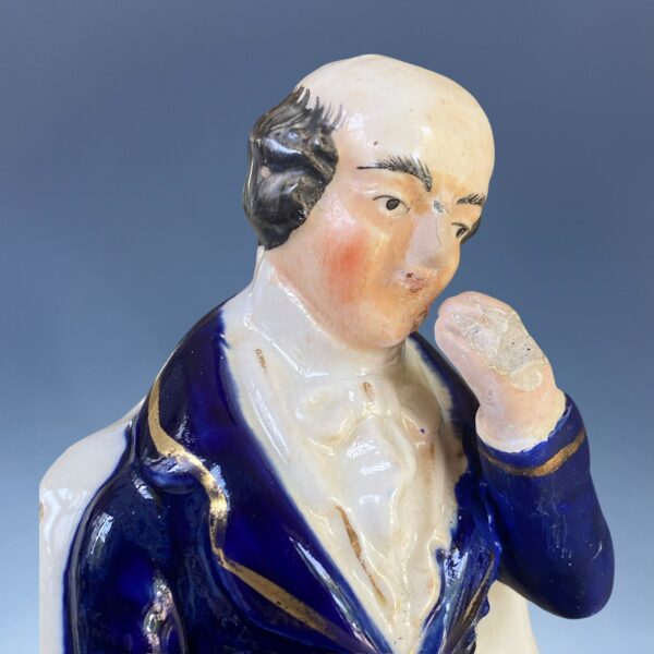(Clearance) Staffordshire Figure - Man Drinking Tea - AF - Image 7