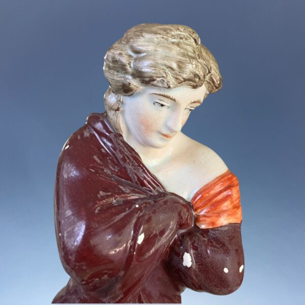 Staffordshire Pottery Figure - ‘A Roman Girl’ - Image 4
