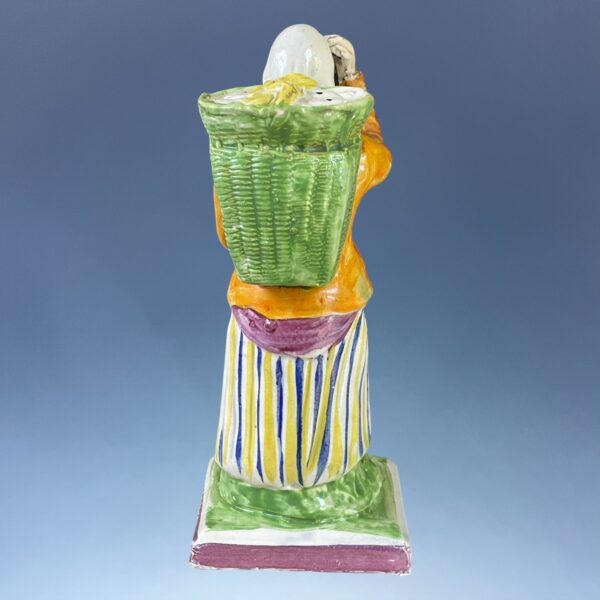 C19th Scottish Pottery Figure of a Fisher Woman - Image 10