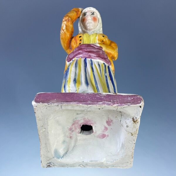 C19th Scottish Pottery Figure of a Fisher Woman - Image 7