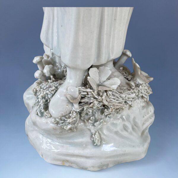 Pair of Staffordshire Pearlware Figures - Flemish Music. - Image 5