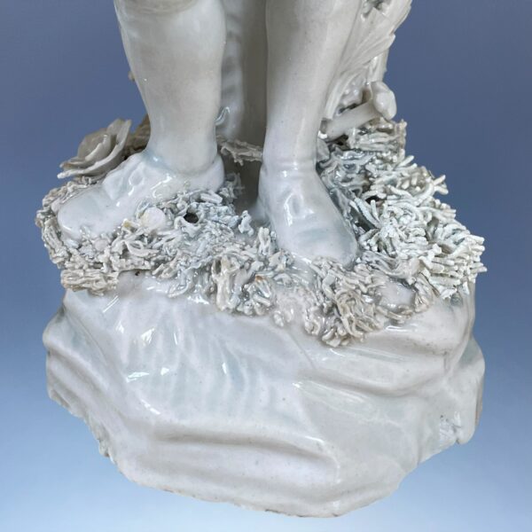 Pair of Staffordshire Pearlware Figures - Flemish Music. - Image 4