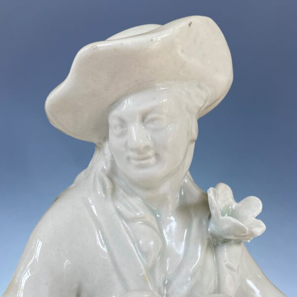 Pair of Staffordshire Pearlware Figures - Flemish Music. - Image 8