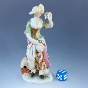 C18th Derby Porcelain - Small ‘Rustic Season’ - Summer