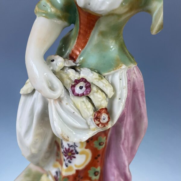 C18th Derby Porcelain - Small ‘Rustic Season’ - Summer - Image 3