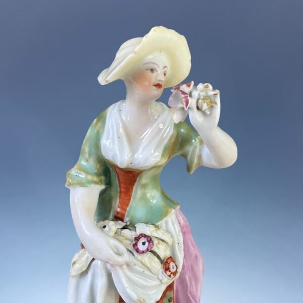 C18th Derby Porcelain - Small ‘Rustic Season’ - Summer - Image 9