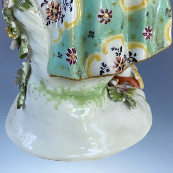 (Clearance) C18th Derby Porcelain Figure of a Flower Girl - Image 8