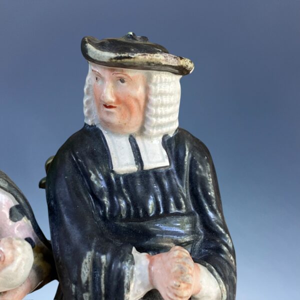 (Clearance)  Early Staffordshire Pottery - TITHE PIG GROUP af - Image 8