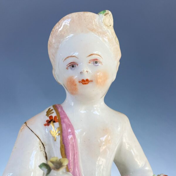 (Clearance) C18th BOW Porcelain - Small Figure of a Putto af - Image 2