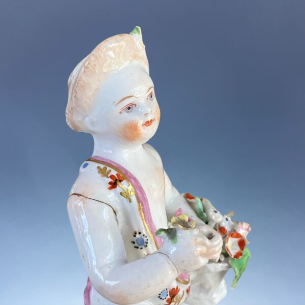 (Clearance) C18th BOW Porcelain - Small Figure of a Putto af - Image 3