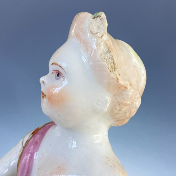 (Clearance) C18th BOW Porcelain - Small Figure of a Putto af - Image 6