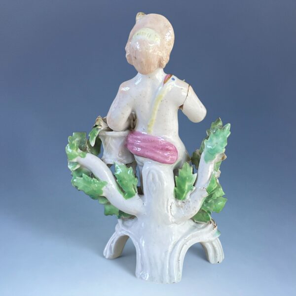 (Clearance) C18th BOW Porcelain - Small Figure of a Putto af - Image 8
