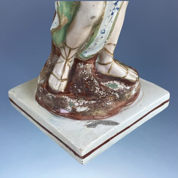 (Clearance) Staffordshire Pottery - Large Figure of Diana the Huntress - Image 3