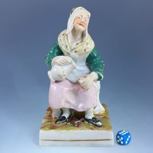 (Clearance) Staffordshire Figure of Nell, the Cobbler’s Wife.