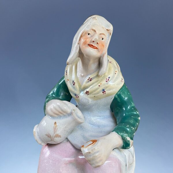 (Clearance) Staffordshire Figure of Nell, the Cobbler’s Wife. - Image 2