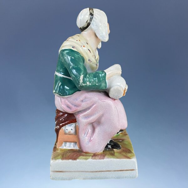 (Clearance) Staffordshire Figure of Nell, the Cobbler’s Wife. - Image 5