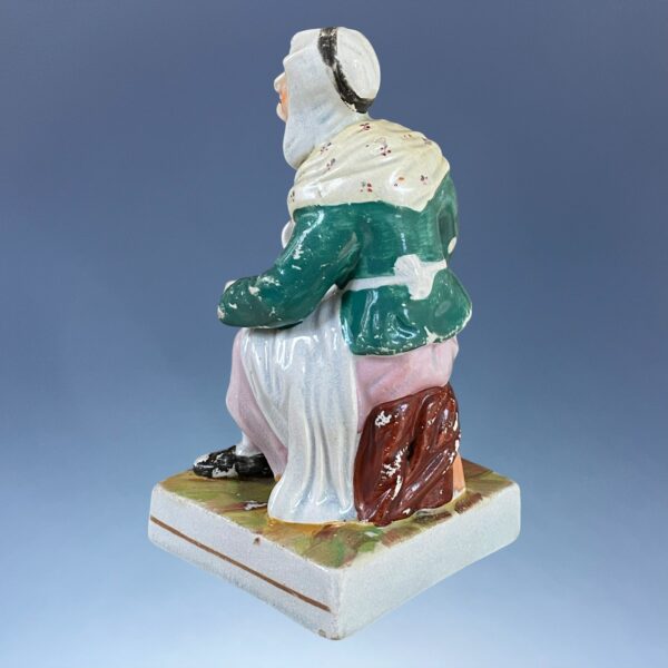 (Clearance) Staffordshire Figure of Nell, the Cobbler’s Wife. - Image 6