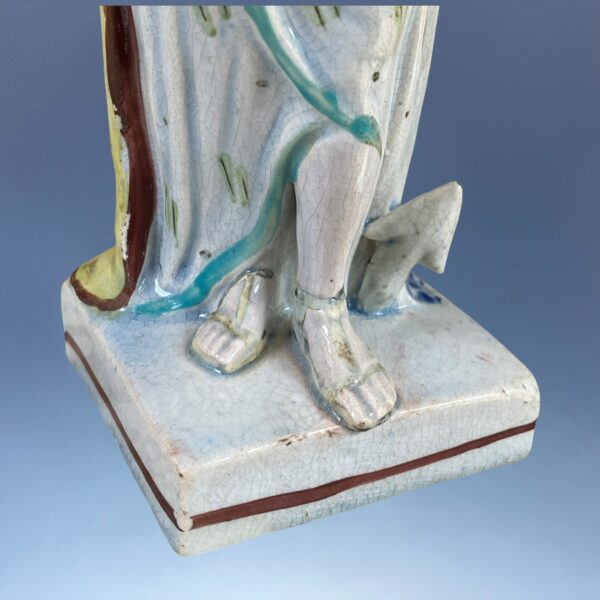 (Clearance) Staffordshire Pottery Figure of HOPE - Image 4