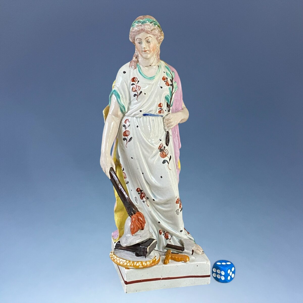 (Clearance) Staffordshire Pottery Figure of Peace