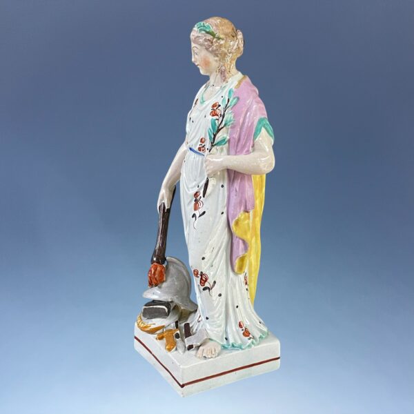 (Clearance) Staffordshire Pottery Figure of Peace - Image 2