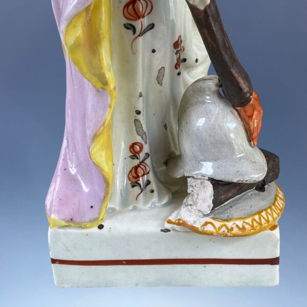 (Clearance) Staffordshire Pottery Figure of Peace - Image 5