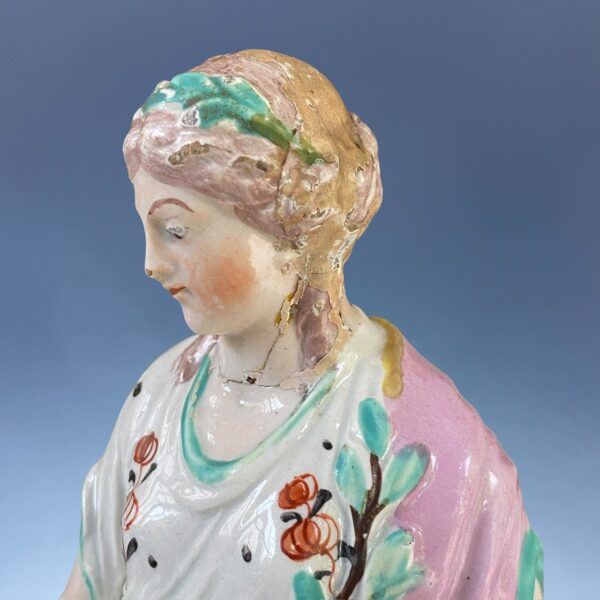 (Clearance) Staffordshire Pottery Figure of Peace - Image 6
