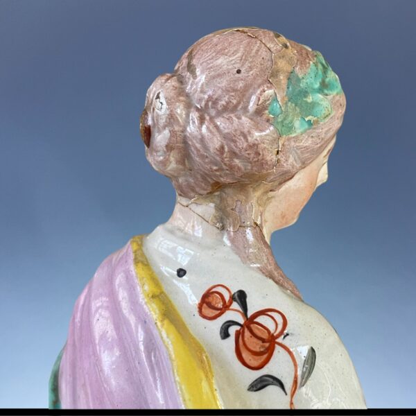 (Clearance) Staffordshire Pottery Figure of Peace - Image 8