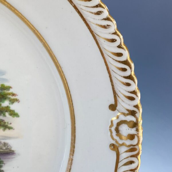 (Clearance) Pair of C19th Grainger Worcester Porcelain Plates. - Image 2