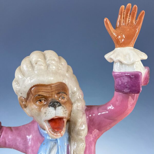 (Clearance) Meissen Style Monkey Band Figure ‘The Conductor’ - Image 2