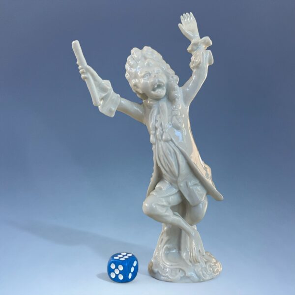 (Clearance) Meissen Style Monkey Band Figure ‘The Conductor’