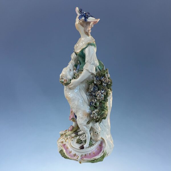 (Clearance) Derby Porcelain Figure - Shepherdess. (a) - Image 13