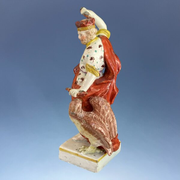 Staffordshire Pottery Figure of Jupiter. - Image 2