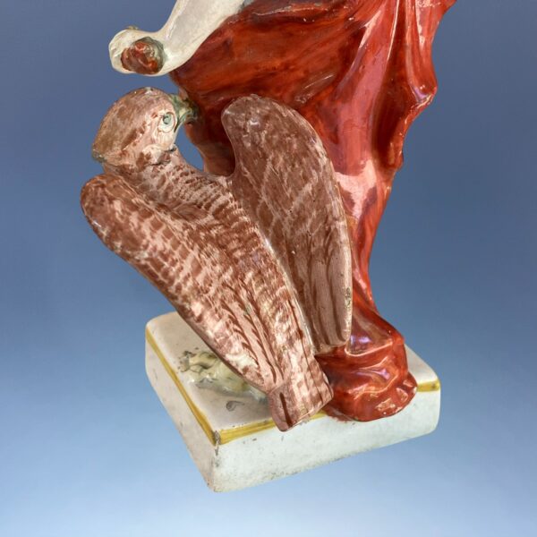 Staffordshire Pottery Figure of Jupiter. - Image 3