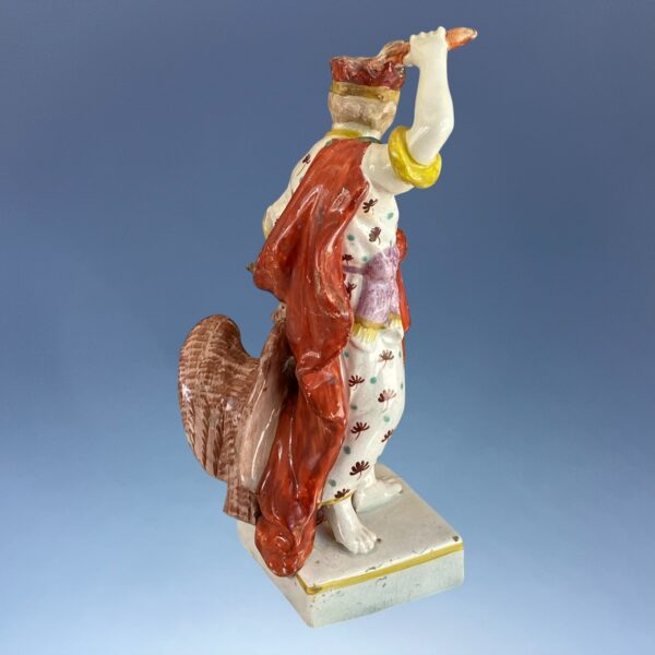 Staffordshire Pottery Figure of Jupiter. - Image 4