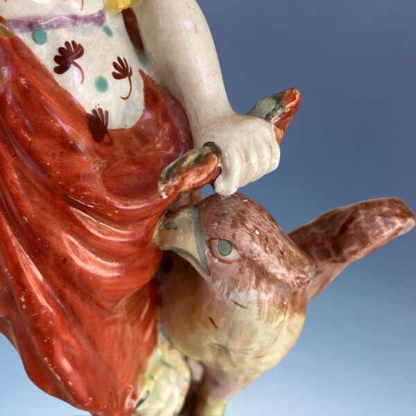 Staffordshire Pottery Figure of Jupiter. - Image 5