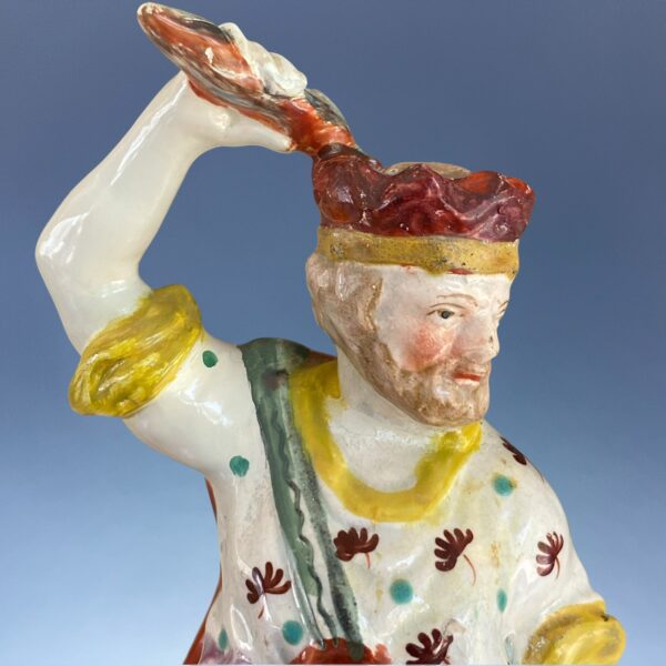 Staffordshire Pottery Figure of Jupiter. - Image 6
