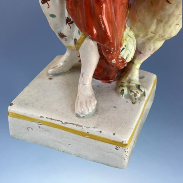 Staffordshire Pottery Figure of Jupiter. - Image 7