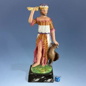 Good Quality Early Staffordshire Pottery Figure of Jupiter