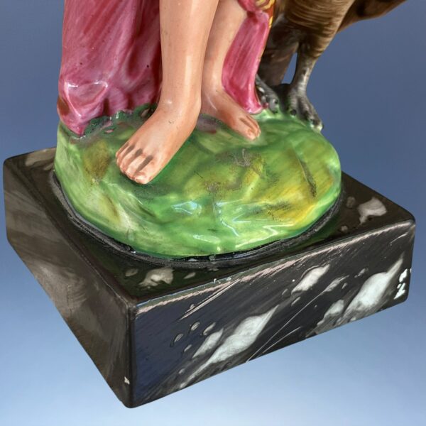 Good Quality Early Staffordshire Pottery Figure of Jupiter - Image 4