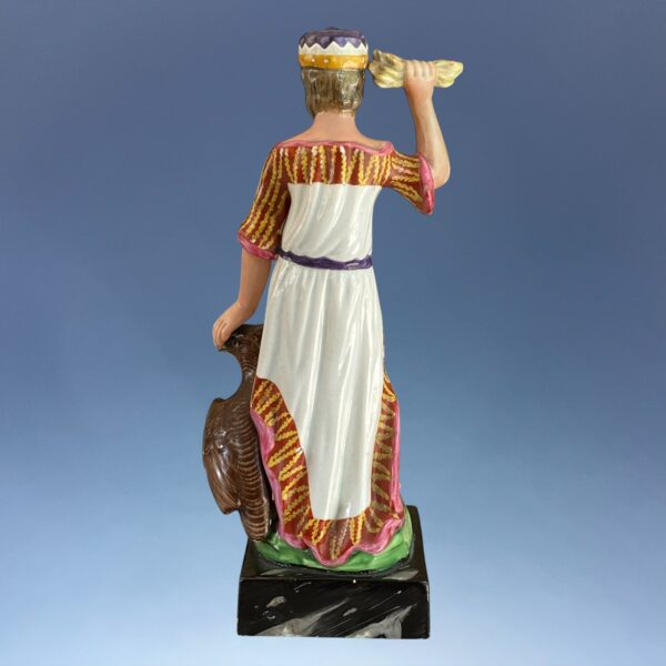 Good Quality Early Staffordshire Pottery Figure of Jupiter - Image 7