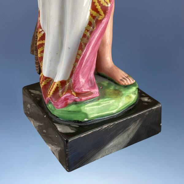 Good Quality Early Staffordshire Pottery Figure of Jupiter - Image 8