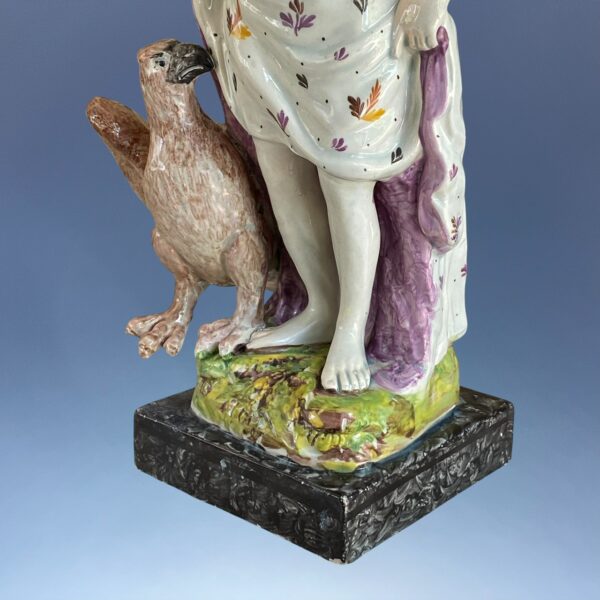 Early Staffordshire Pottery - Large Figure of Jupiter. - Image 4